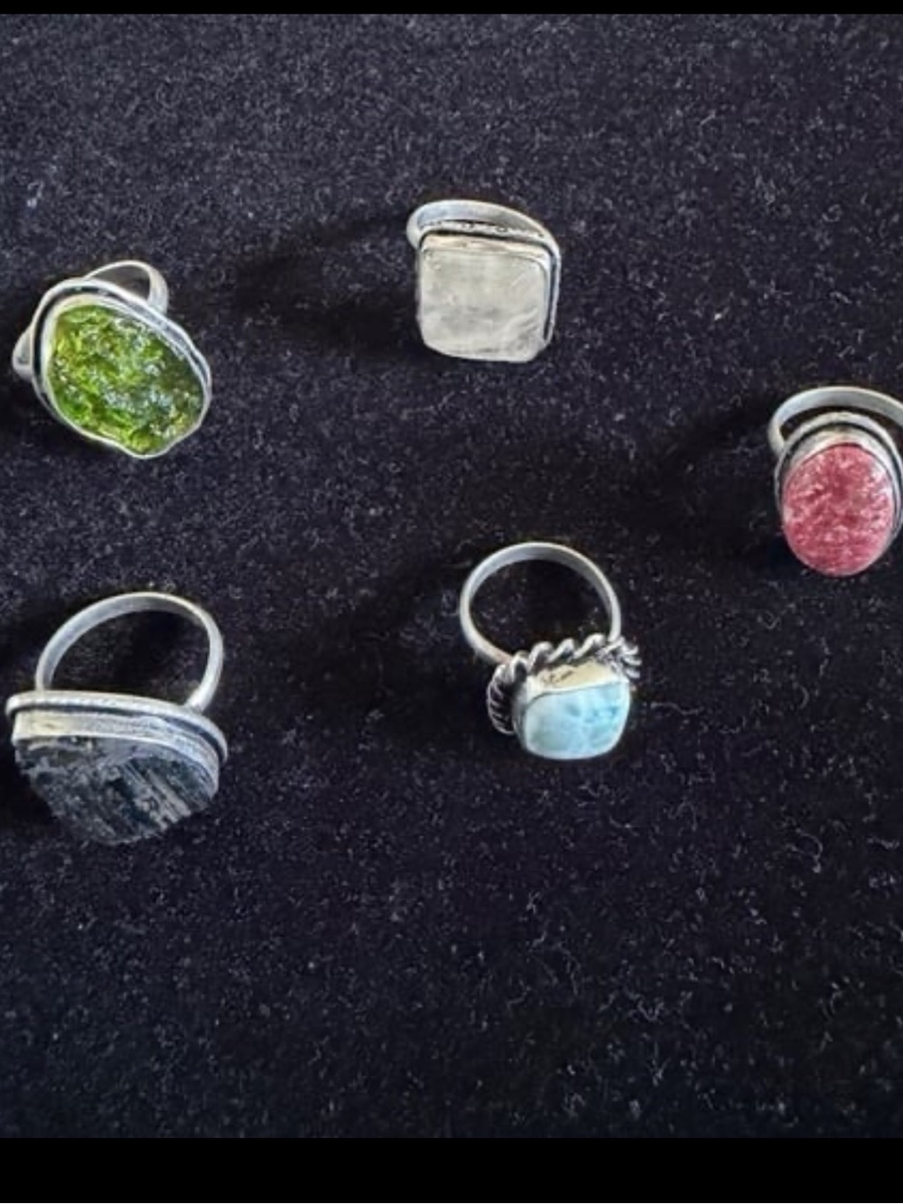Gemstone Ring Lot